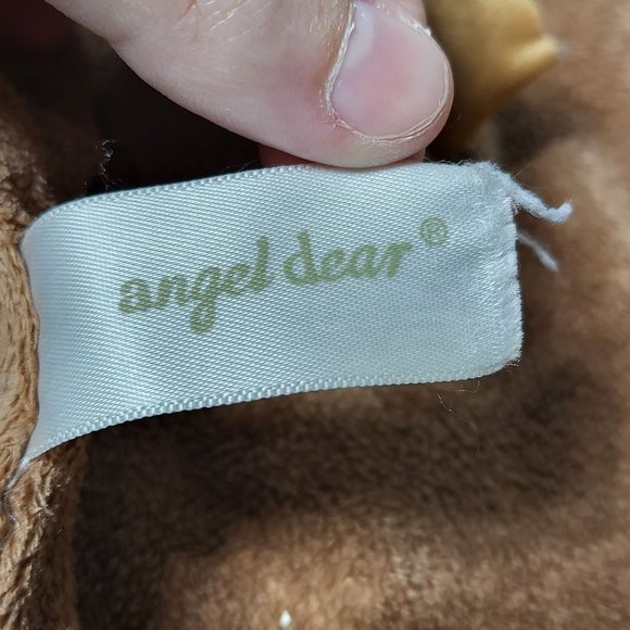 Angel Dear Toys Angel Dear Brown Owl Lovey Security Blanket Plush